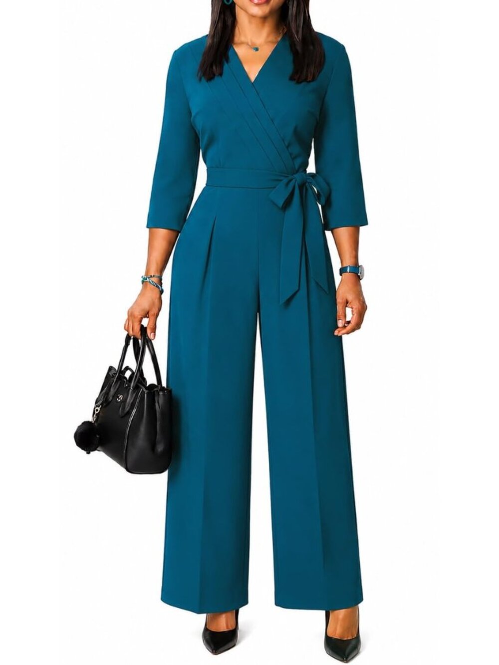 Jumpsuits for Women Wide Leg Formal Business Church One Piece Outfits